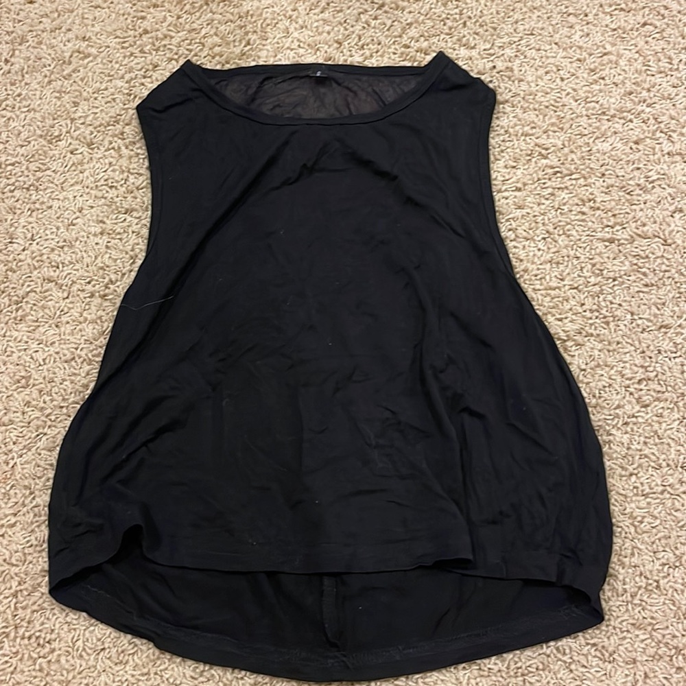 Black mesh tank
